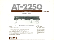 Akai AT-2250-Owners-Manual 